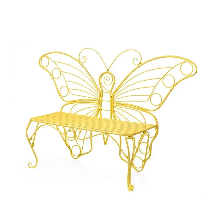 💒Last Day Special - Butterfly Metal Two People Outdoor Bench