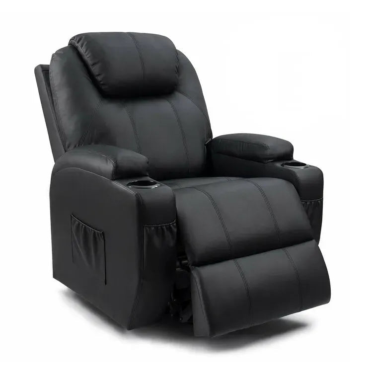 🔥Second Half Price🪑Faux Leather Power Lift Recliner Chair with Massage and Heating Functions✨