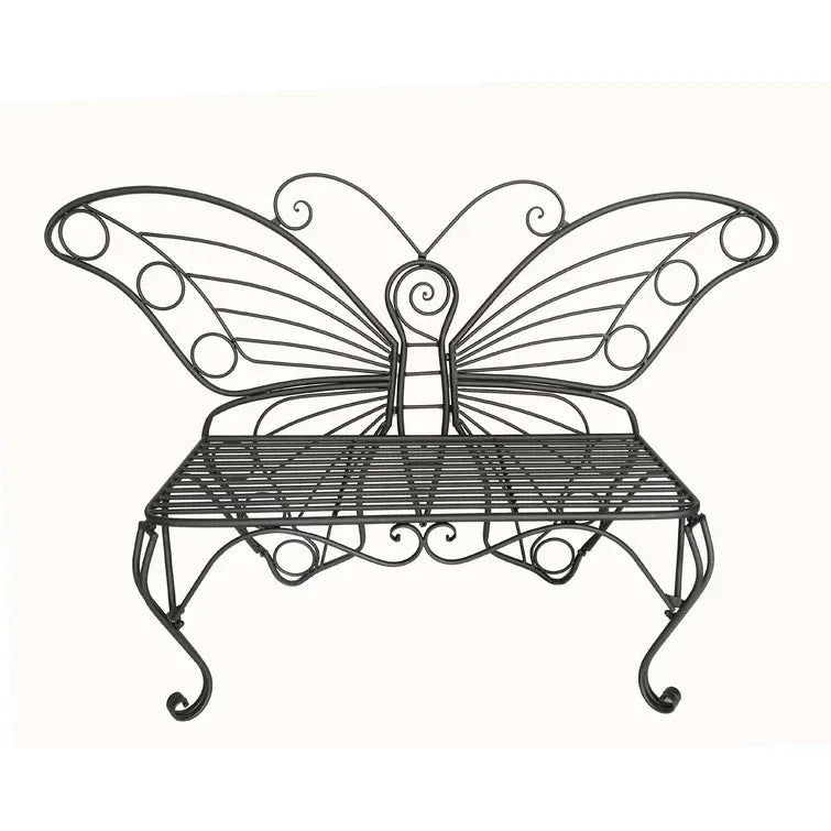 💒Last Day Special - Butterfly Metal Two People Outdoor Bench