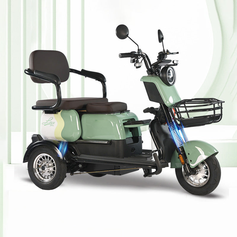 🎁 Factory Clearance✨3 Wheel Two-Seater Electric Mobility Scooter