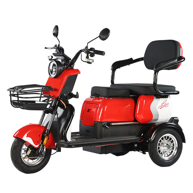 🎁 Factory Clearance✨3 Wheel Two-Seater Electric Mobility Scooter