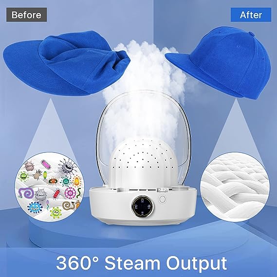 💝 Last Day For Clearance ✨Automatic Cap Cleaner with steam and Dry