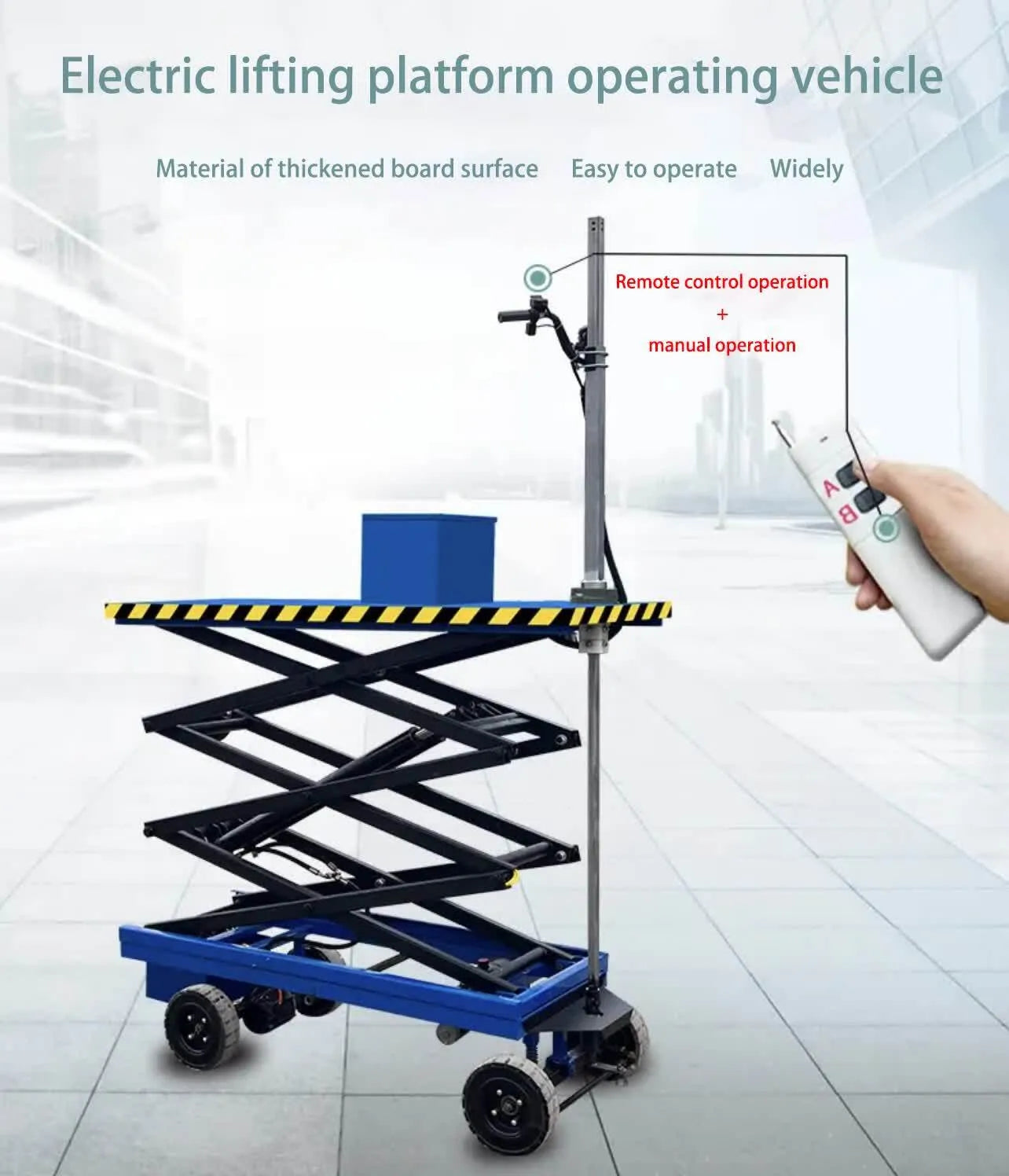 🚚Multifunctional Lifting Platform Electric Pallet Truck 👍Large Load/New Energy Drive