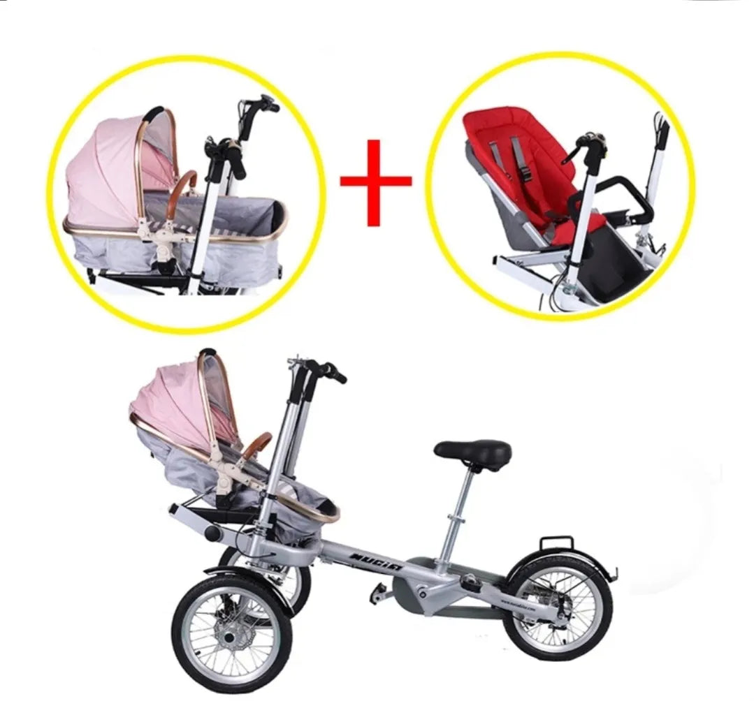 🔥Last Day For Clearance🔥Both Stroller and Parent-child Bicycle